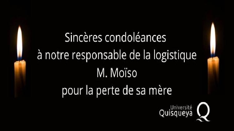 Note Du Rectorat De Condoleances A Monsieur Moiso